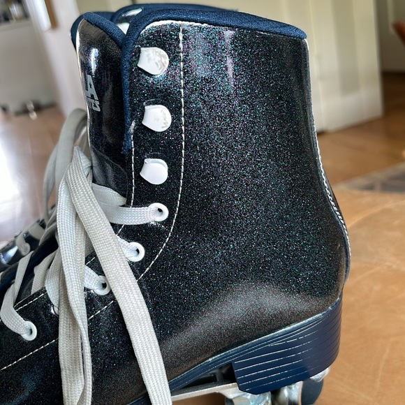 Impala Navy Sparkle Rollerskate - W 7 - Picture 3 of 8